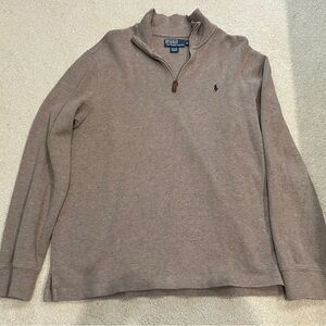 Polo Ralph Lauren Men's Brown Zip-Up Sweater